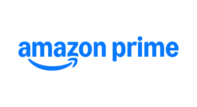 The image displays the logo of Amazon Prime, a subscription service by Amazon that offers benefits like free shipping, streaming of movies and TV shows