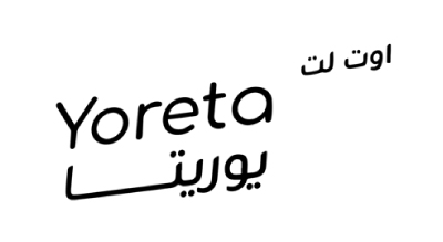 the image shows the brand name "Yureta " in black colors with a white background 